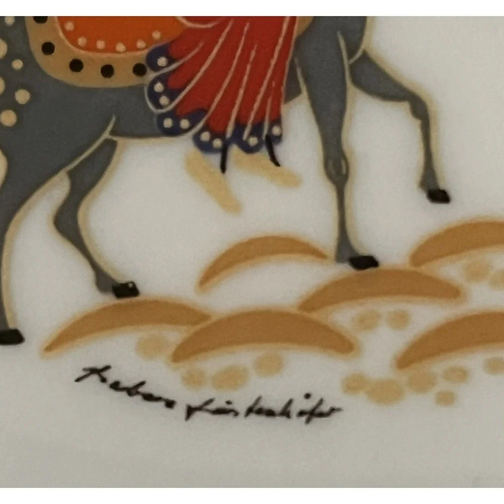JKW Barbara‎ Furstenhofer Mini Xmas Mary & Joseph Wall Hanger Bavaria W Germany